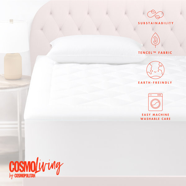 CosmoLiving by Cosmopolitan Tencel Quilted Down Alternative Mattress